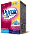 PUROX COLOR Waschpulver im Karton (142 Waschladungen) – Waschmittel für farbige Textilien, entfernt Flecken, umweltfreundlich, schutz vor Kalkablagerungen, 10 kg