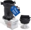 VIOKS Ablaufpumpe Ersatz für Bosch Pumpe 00145212 & Copreci KEBS – Laugenpumpe 30W mit Pumpenkopf Sieb für Waschmaschine Bosch Siemens iQ100 iQ300 iQ500 Avantixx Extraklasse Classixx VarioPerfect
