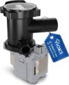 VIOKS Waschmaschine Abwasserpumpe Ersatz für Laugenpumpe Bosch Pumpe 00145787 & Bosch Wasserpumpe, Siemens Laugenpumpe Siemens Waschmaschine iQ300