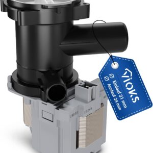 VIOKS Waschmaschine Abwasserpumpe Ersatz für Laugenpumpe Bosch Pumpe 00145787 & Bosch Wasserpumpe, Siemens Laugenpumpe Siemens Waschmaschine iQ300