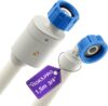 Vioks.pro Waschmaschinenschlauch Aquastop Wasserschlauch 3/4 Zoll Schlauch 1,5 m 25 °C – Zulaufschlauch Spülmaschine/Aquastop Schlauch Waschmaschine – Waschmaschinen Zubehör Spülmaschine Zubehör