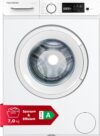 Telefunken Waschmaschine 7kg | 1400 U/Min. | Inverter Motor – Leise & Effizient | Aquastop – Schutz vor Wasserschäden | Schontrommel | Washing Machine mit 15 Programmen | EEK A | W-7-1400-A-W weiß