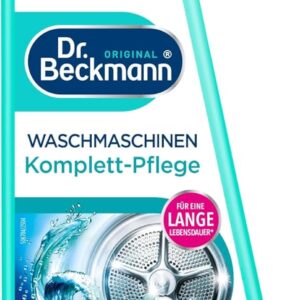 Dr. Beckmann Waschmaschinen Komplett-Pflege | Entfernt Kalk, Schmutz und 99,99% Bakterien | 1x 250 ml Flüssigkeit