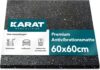 KARAT Antivibrationsmatte 60 x 60 cm, 5 mm dick – zuschneidbare Antivibrationsunterlage für Waschmaschine & Trockner, Gummiunterlage, Waschmaschinenunterlage, Schallschutzmatte, Gummimatte