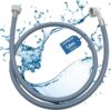 Lichtblau Zulaufschlauch Waschmaschine Geschirrspüler 2955 Anschluss Größe 1,5m I 3/4 Zoll Winkel/Gerade inkl. Dichtung I Wasserzulaufschlauch universell verwendbar Hersteller unabhängig