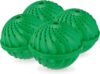 Relaxdays Waschball, 4er Set, Waschkugel für Waschmaschine, ökologisch, hautfreundlich, Waschen ohne Waschmittel, grün