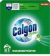 Calgon Hygiene+ Tabs – Schutz vor Kalkablagerungen und Schmutz – Wasserenthärter mit Hygieneschutz für die Waschmaschine – 1 x 61 Tabs Unparfümiert