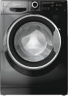 Bauknecht WM BB 814 A Waschmaschine Frontlader / 8kg / EEK A/Kurz 30 / Kurz 45 / Kraftvolle Fleckenentfernung/Anti-Allergie-Programm/Wolleprogramm/Schwarz/Langlebiger Inverter-Motor