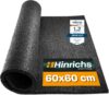 Hinrichs Antivibrationsmatte für Waschmaschinen 60 x 60 cm – Gummimatte – Zuschneidbare Dämmmatte als Waschmaschinenunterlage – Rubber Mat