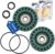 VIOKS Lagerung Set Links + Rechts Ersatz für AEG Elеctrolux Zanussi 4071430963 4071430971 Lagersatz – Waschmaschine Lager inkl. Kugellager, Dichtung, O-Ring, Fett für Toplader Waschmaschine